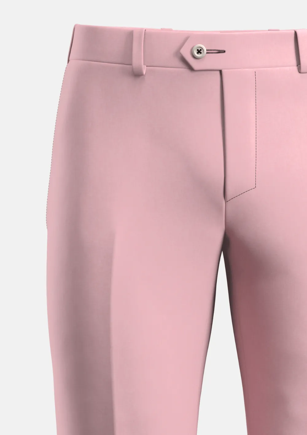 Amaranth Pink Linen Pants