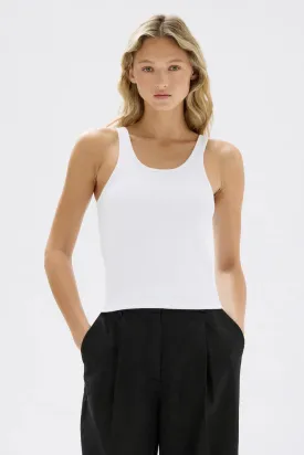 Assembly Label - Drew Rib Tank (White)