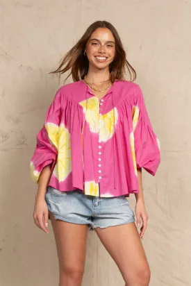 Bohemian Traders | Sphere smock blouse