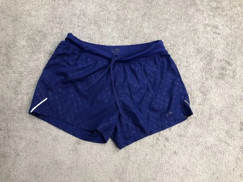 C9 By Champion Shorts Womens Blue 84-062011-GX Small Activewear Running Logo