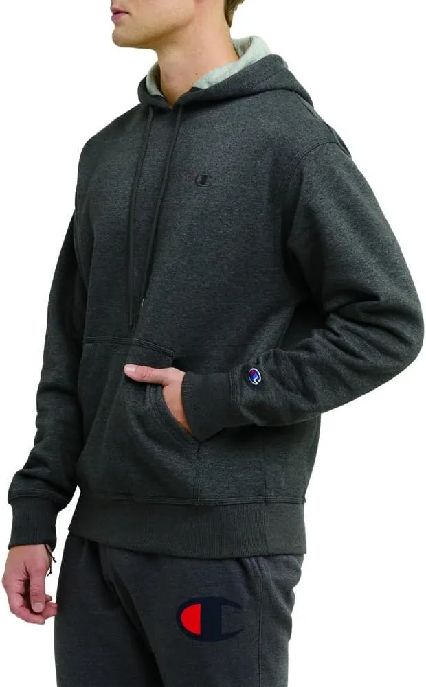 Champion, Powerblend, Fleece Comfortable Hoodie, Sweatshirt for Men (Reg. Or Big & Tall)