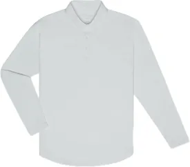 Drop-Cut Polo Long Sleeve Men's Shirt