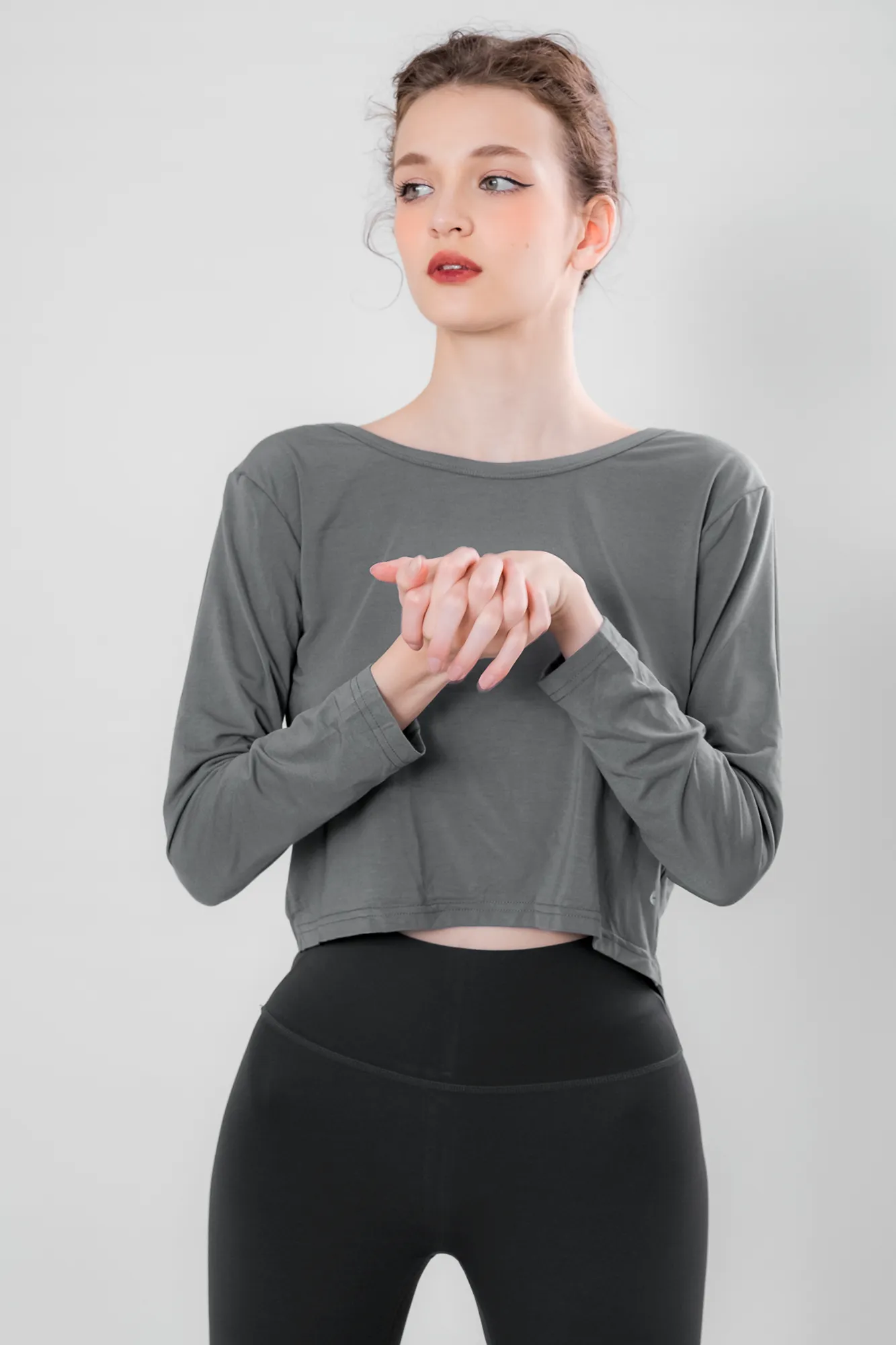DualStyle Split-Back Mesh Top