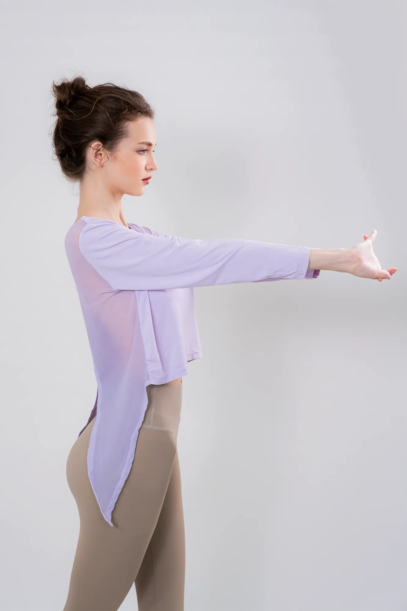 DualStyle Split-Back Mesh Top