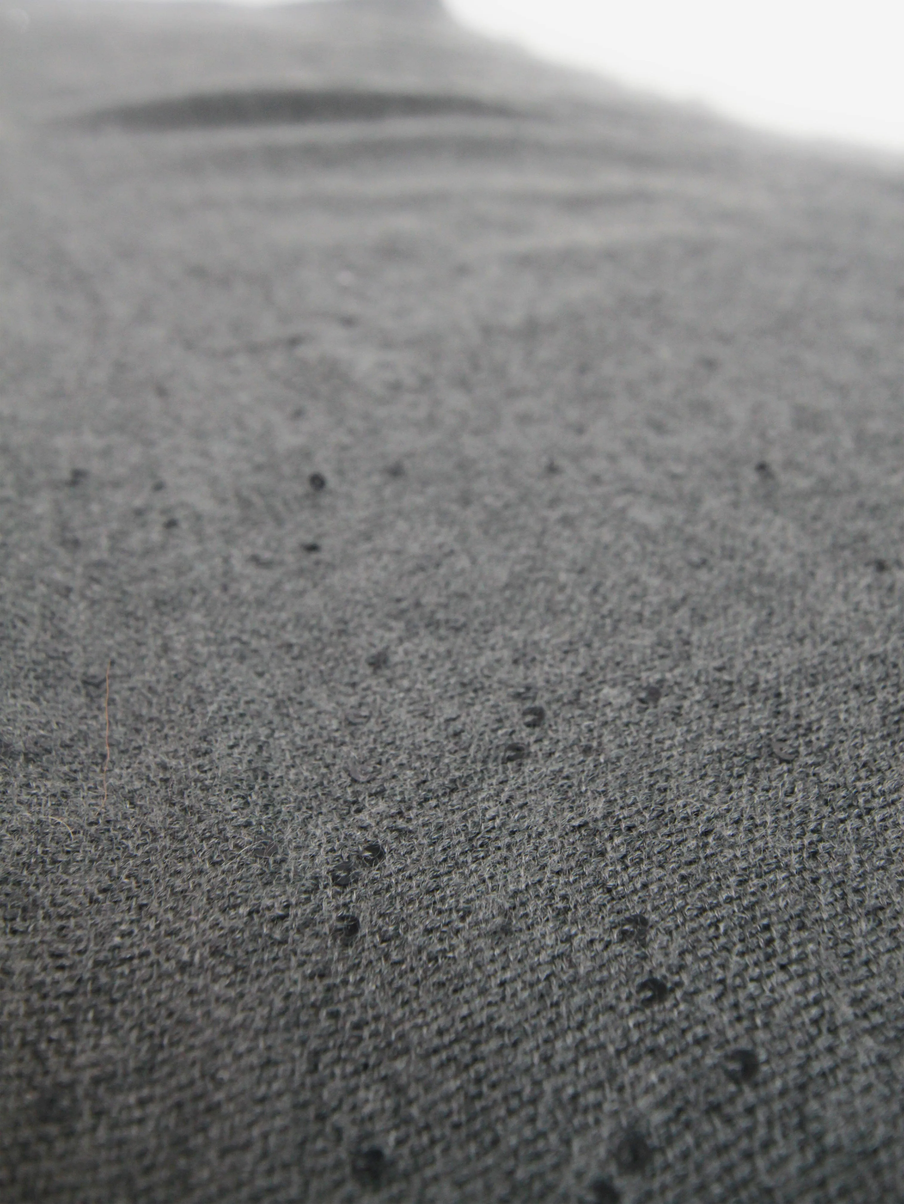Grey fringed sequin scarf