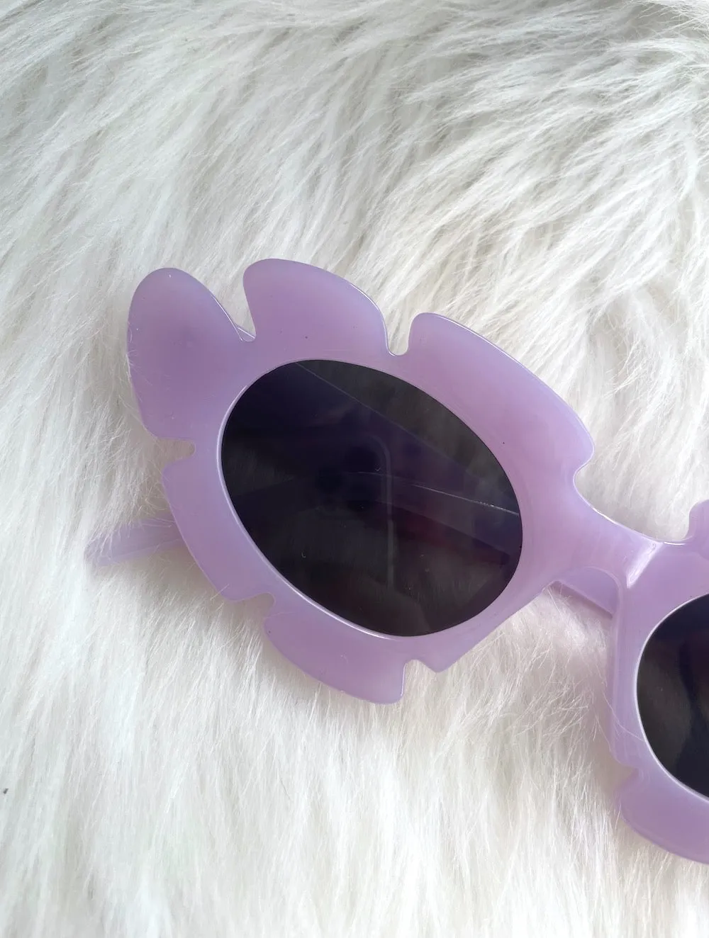 In Bloom Purple Flower Sunglasses