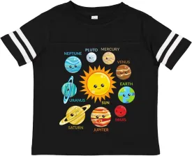 inktastic Cute Planets, Solar System, Space, Cosmos, Galaxy Toddler T-Shirt