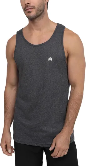 INTO THE AM Premium Basic Tank Tops for Men - Beach Workout Muscle Tanks S - 2XL