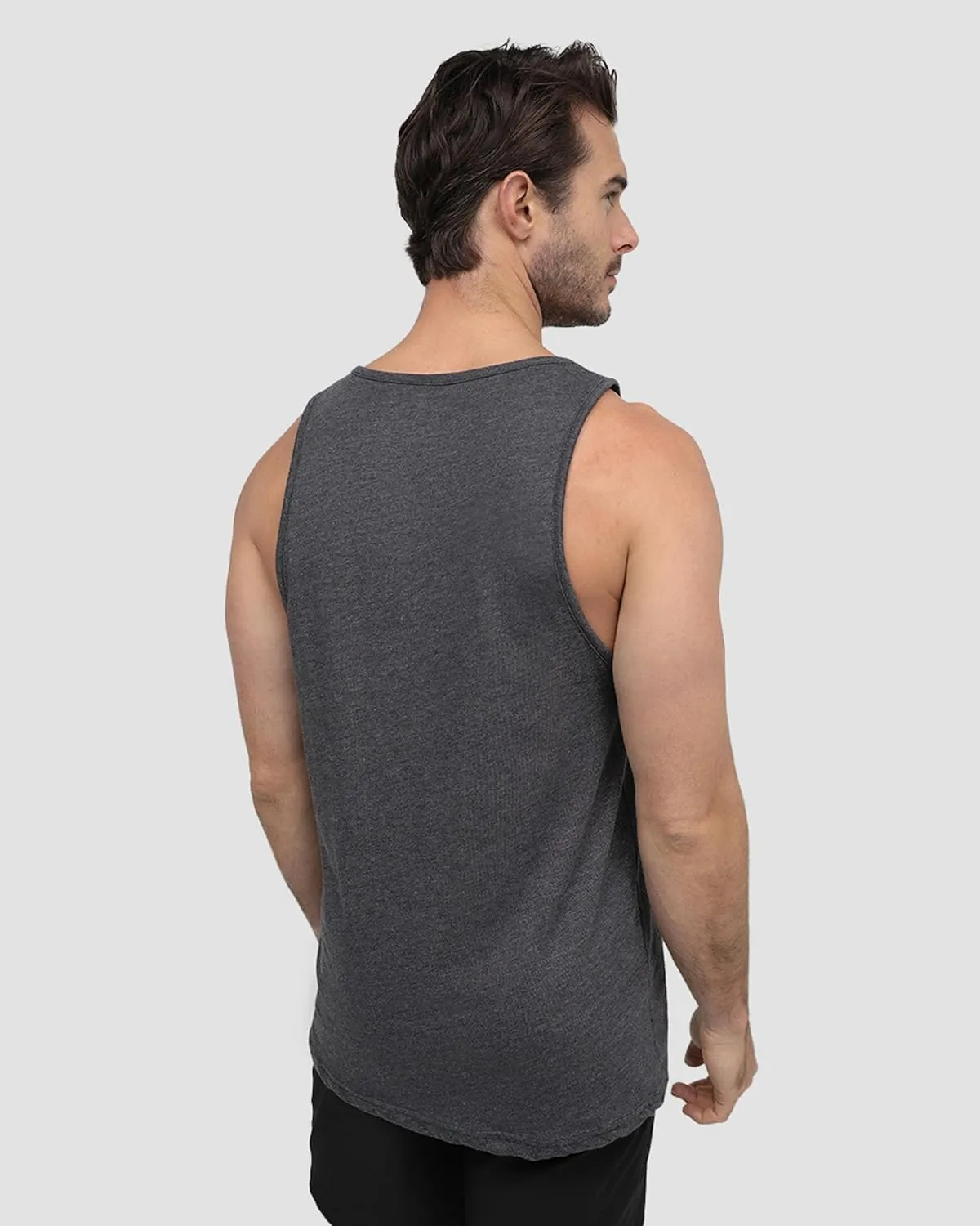 INTO THE AM Premium Basic Tank Tops for Men - Beach Workout Muscle Tanks S - 2XL