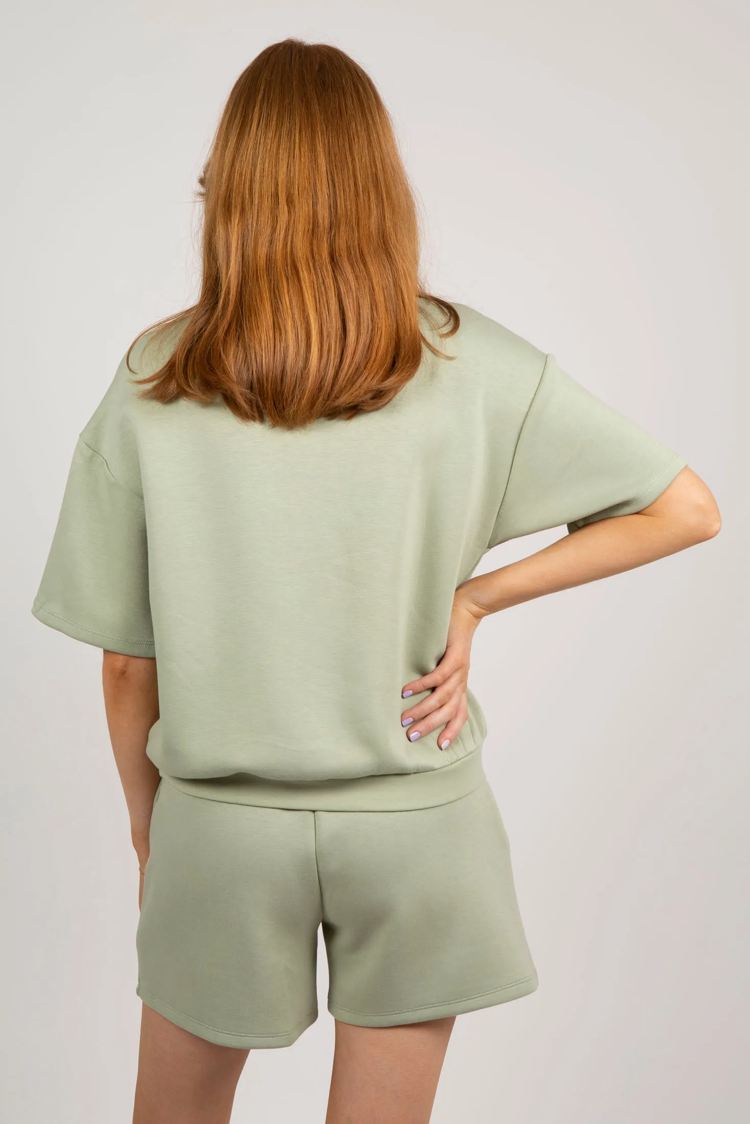 Isora Ima Q SS Sweatshirt - Desert Sage