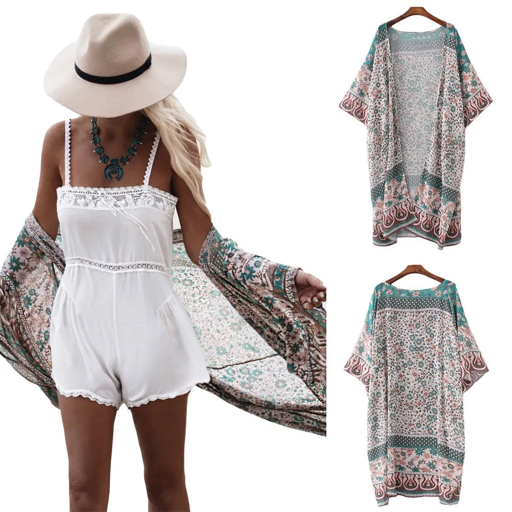 Kimono Cardigan Bikini Cover up