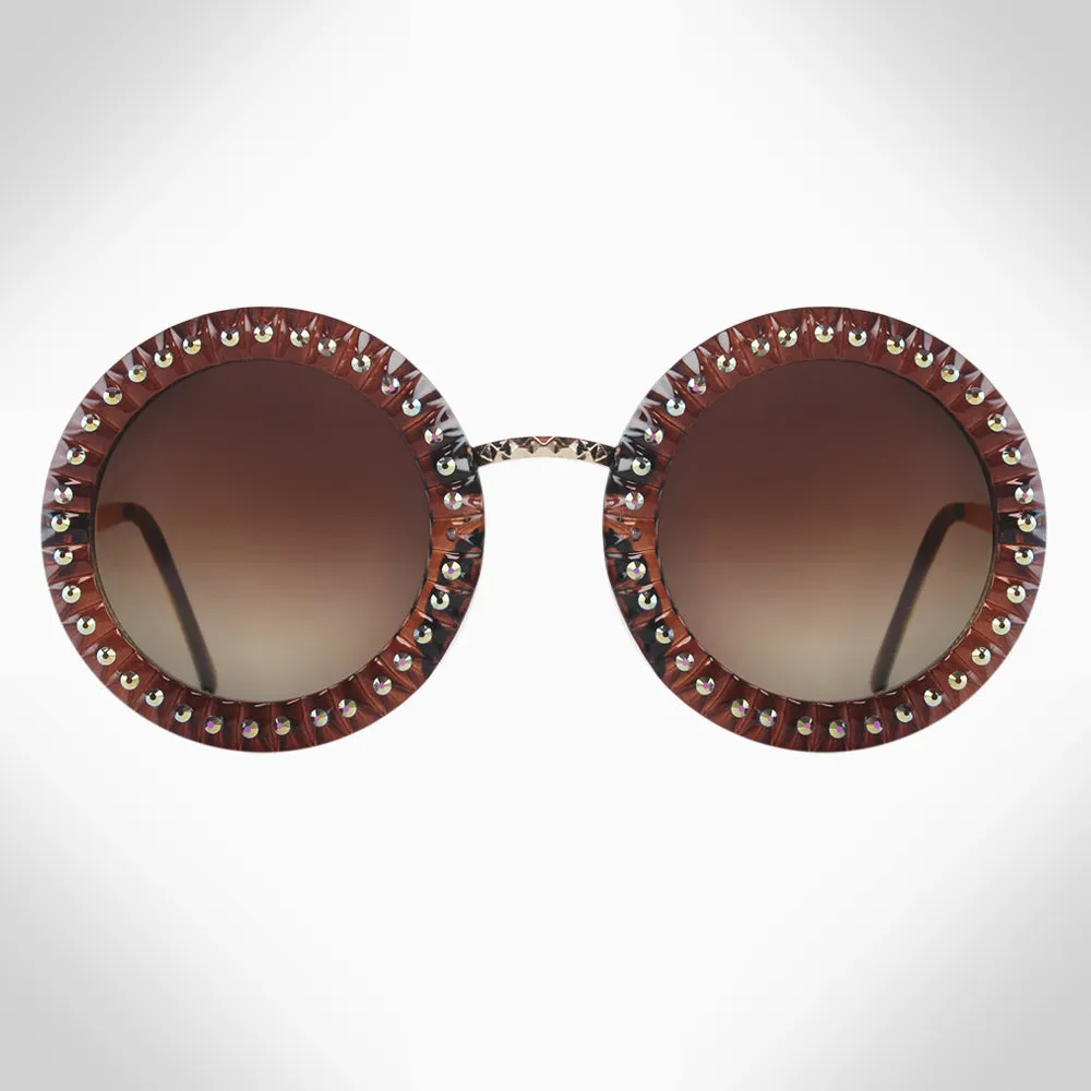 MARGARET - GL1733 ROUND SUNGLASSES