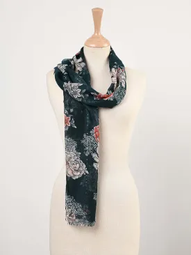 Printed Sequin Scarf