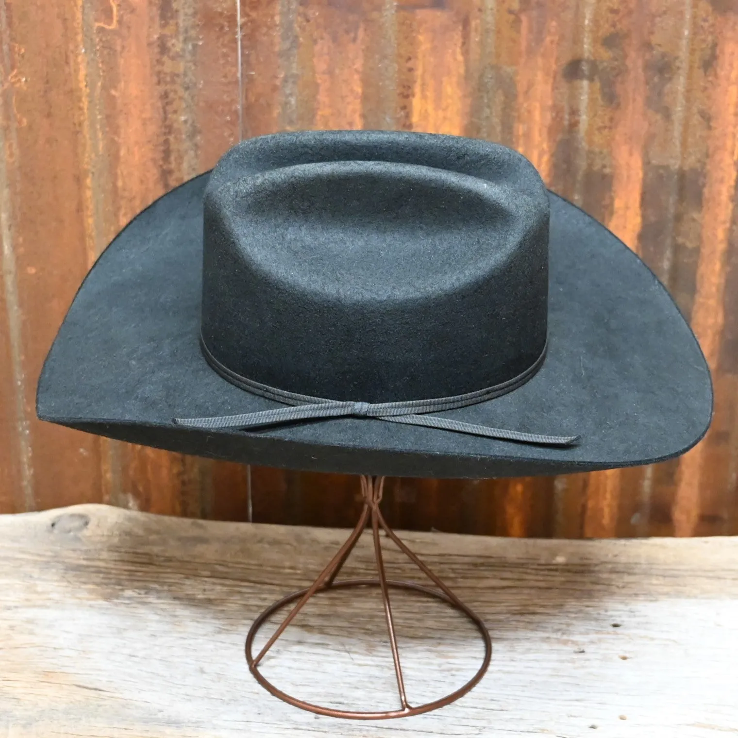 Resistol Crossroads Jr Felt Hat in Black