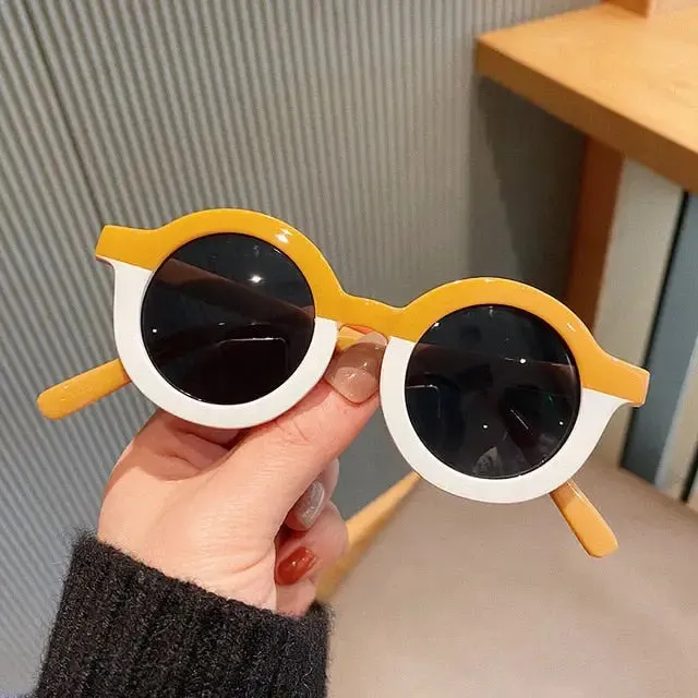 Round Double Color Sunglasses