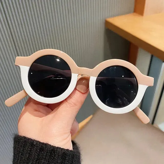 Round Double Color Sunglasses