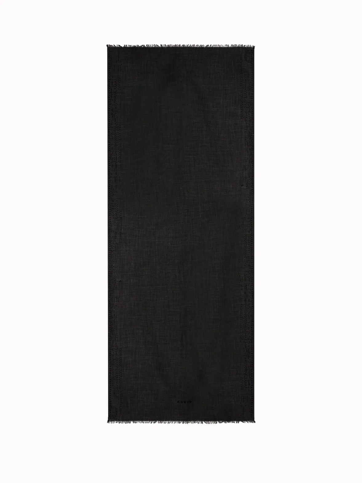 Scarf Cashmere Silk Punch Card Print