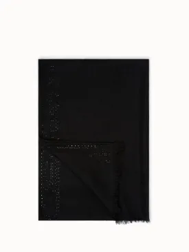 Scarf Cashmere Silk Punch Card Print