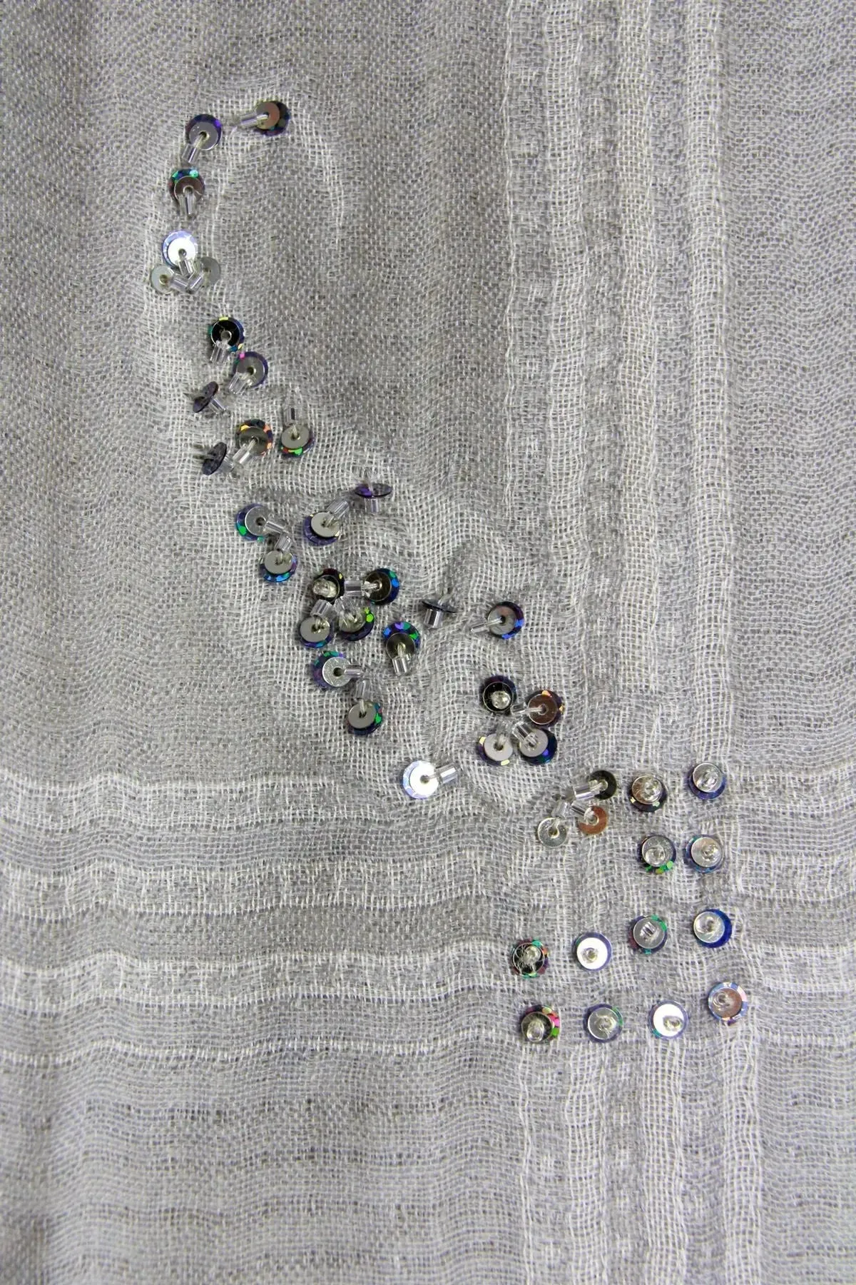 Sequin Oversized Block Scarf
