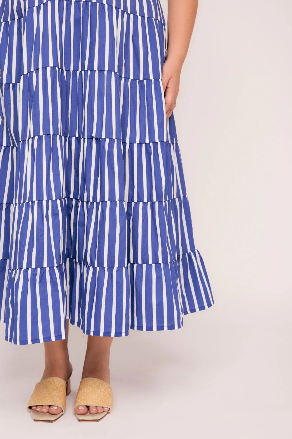 Shari V-Neck Dress in St Tropez