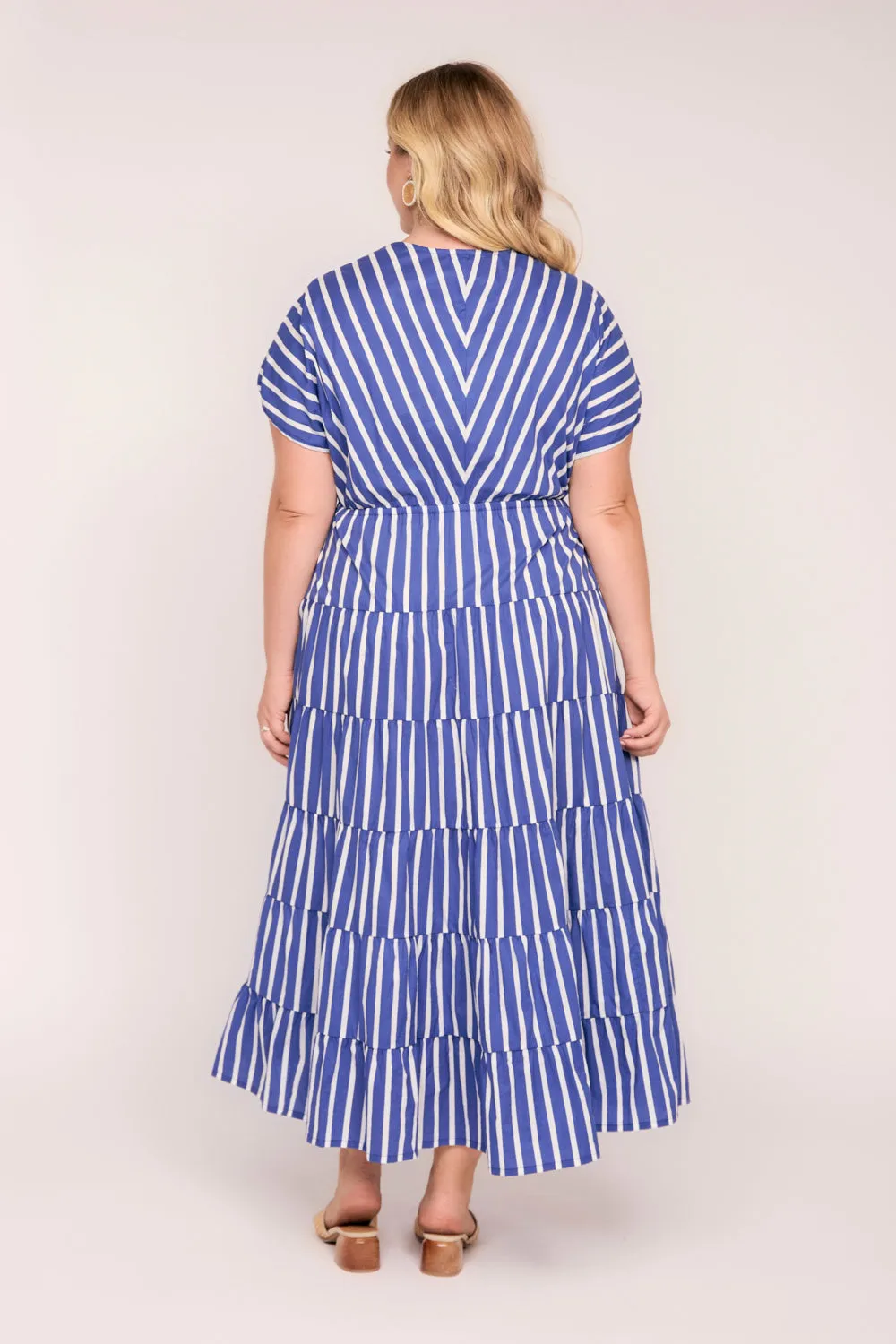 Shari V-Neck Dress in St Tropez