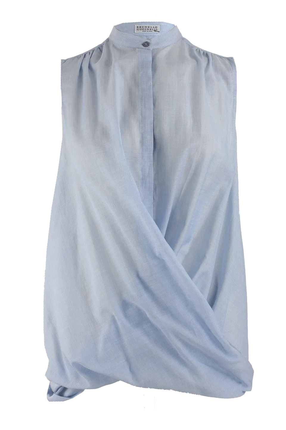 Sleeveless Voile Twist Blouse
