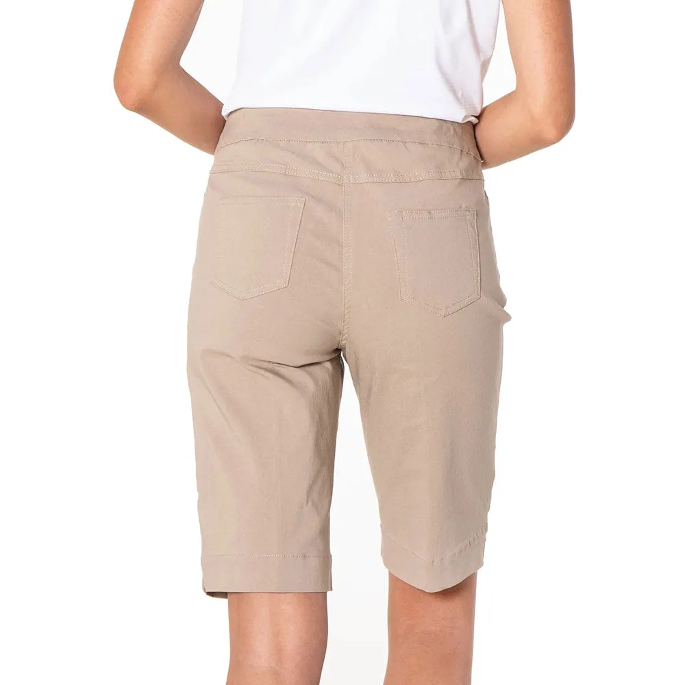 SlimSation 12-Inch Walking Shorts - Stone
