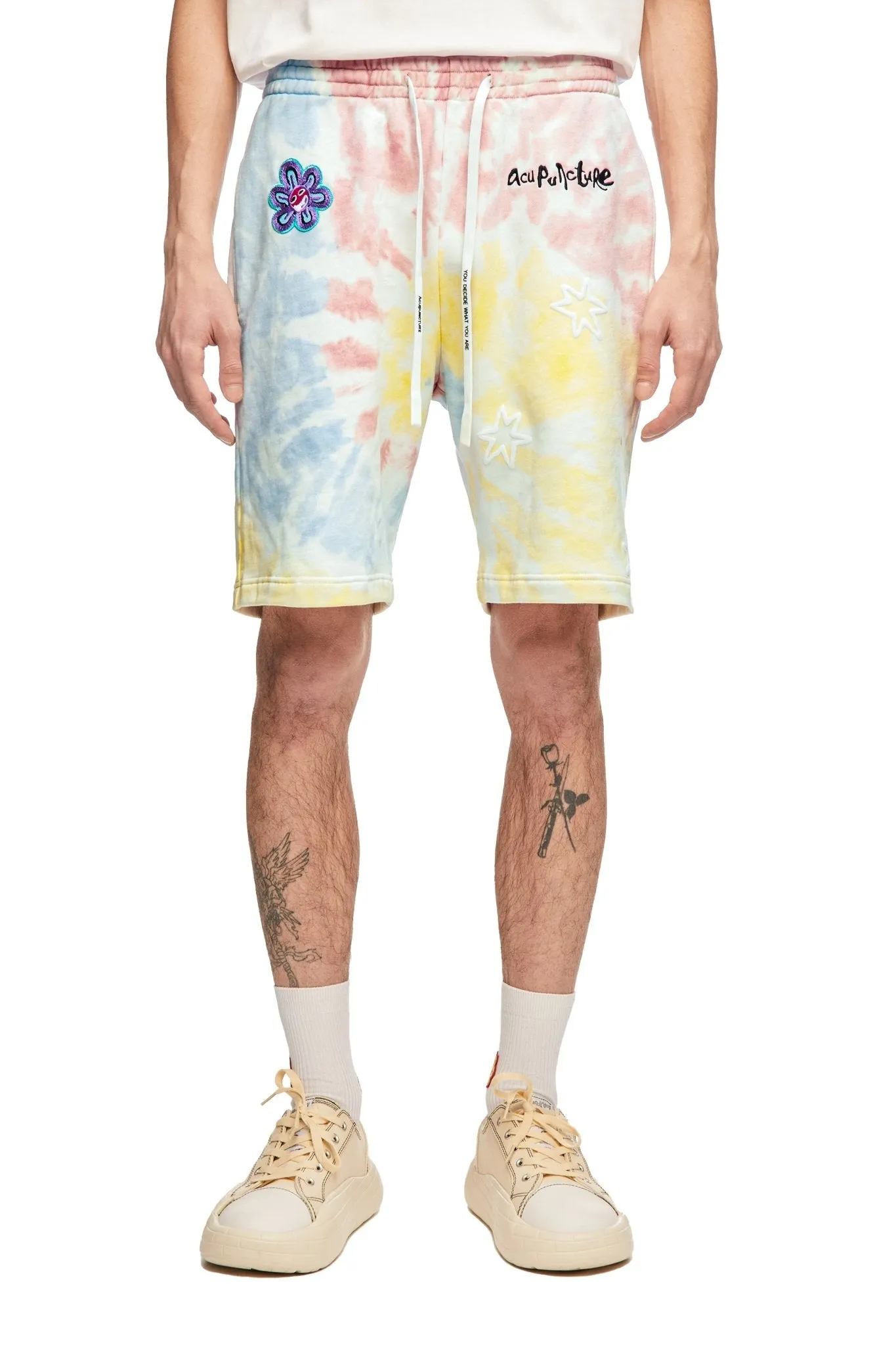TIE-DYE SHORTS MULTICOLOR