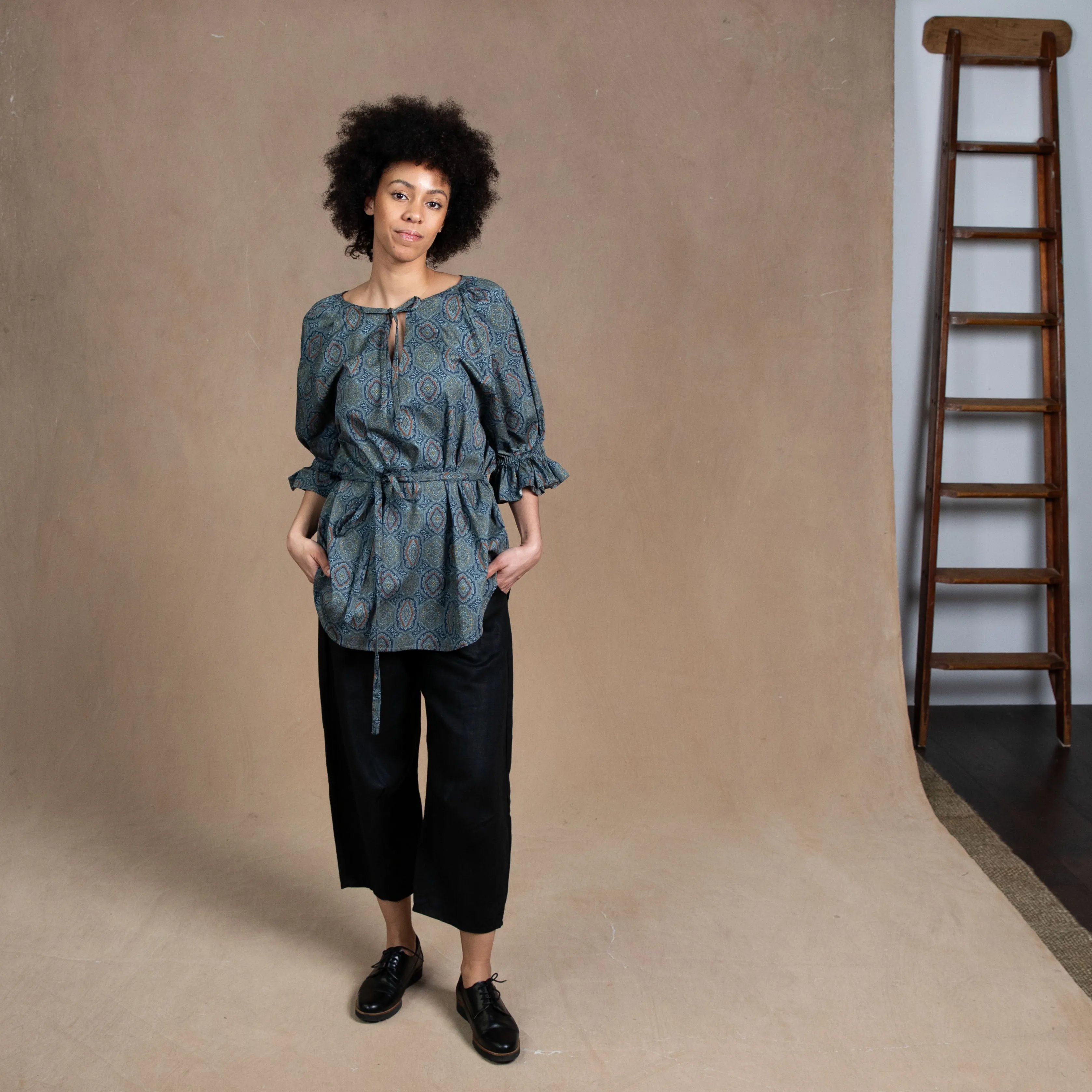 Tokyo Black Linen Trouser