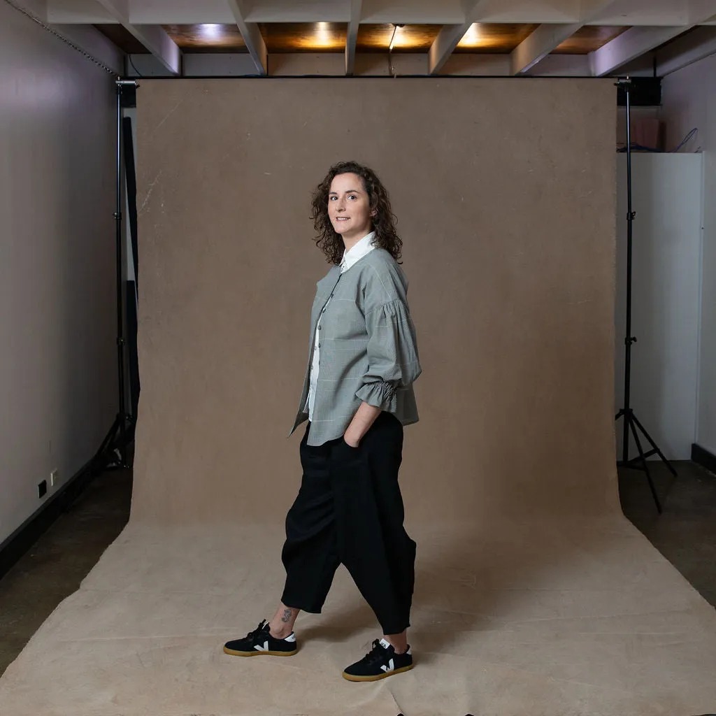 Tokyo Black Linen Trouser