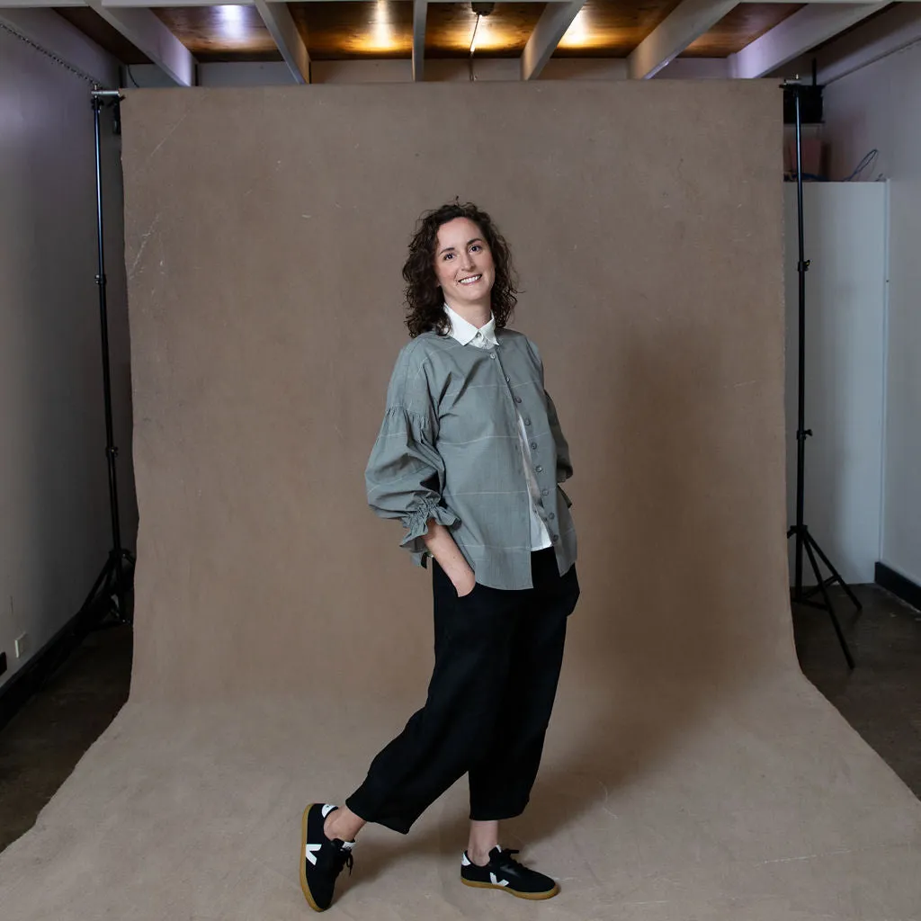 Tokyo Black Linen Trouser
