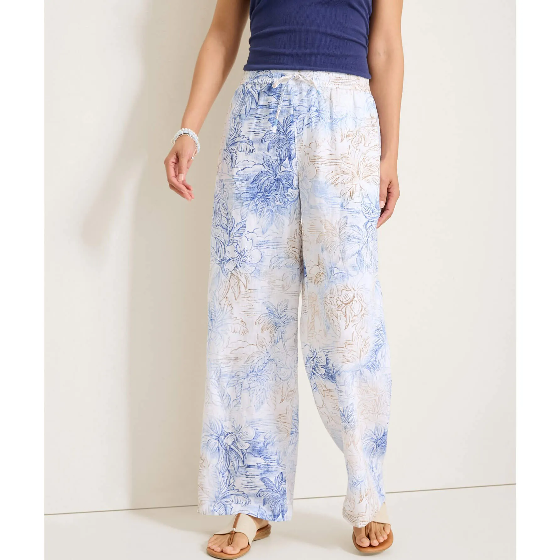 Tommy Bahama Women's Dolce Bay Easy Linen Pants - White