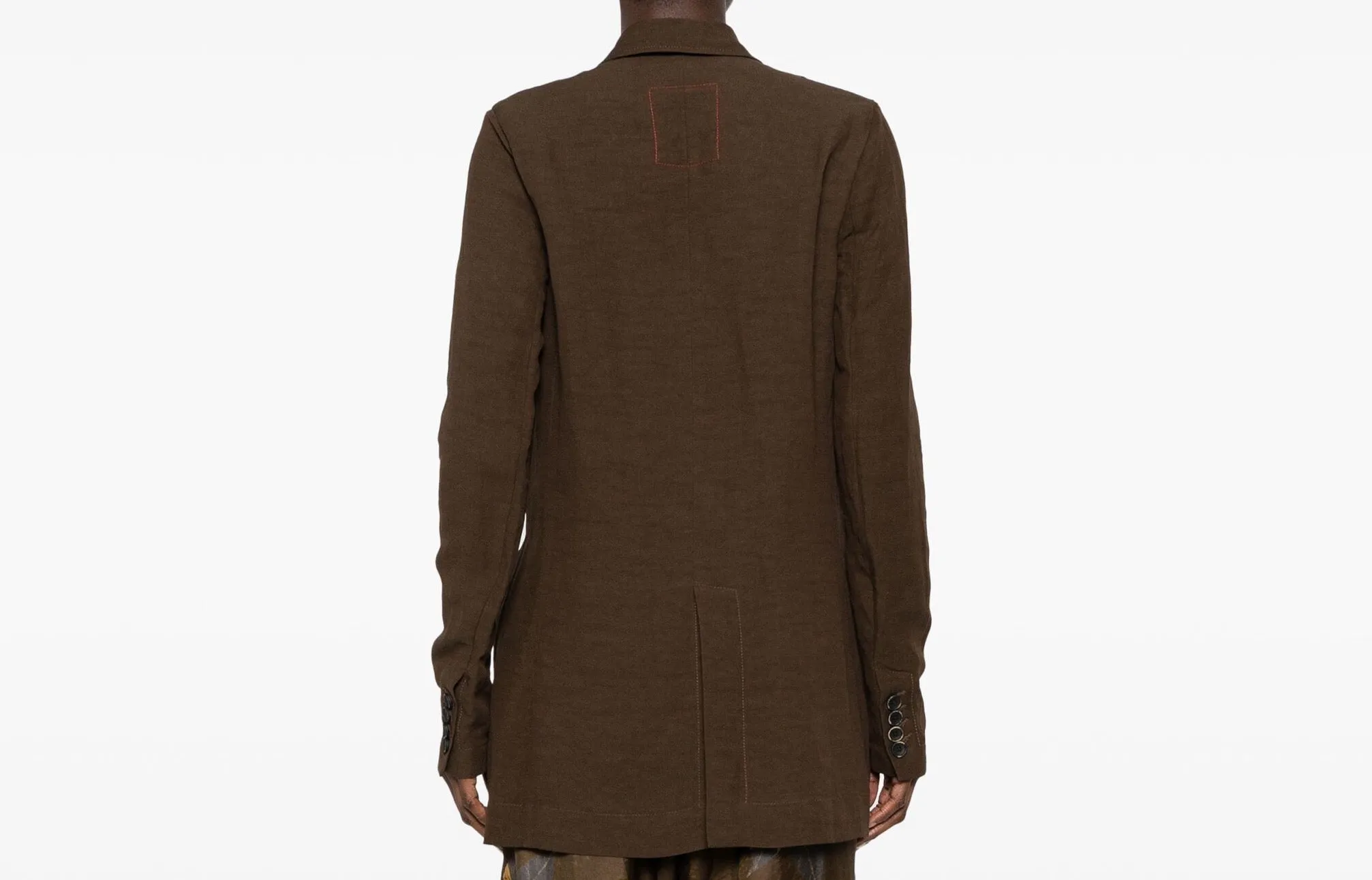 Uma Wang Khloe Jacket Dark Brown Linen