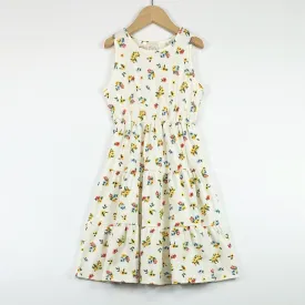 Vibrant Floral Sleeveless Tiered Dress GIRLS