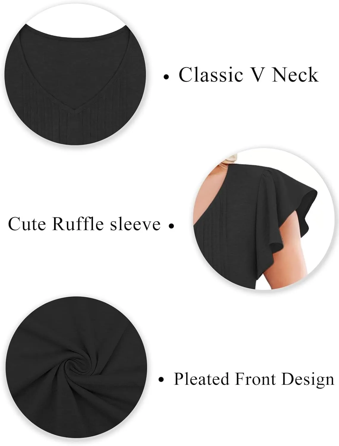 Womens Summer Tops 2025 Short Cap Sleeve Y2K Shirts Workout V Neck Tunics Trendy Basic Casual Business Women Blouse
