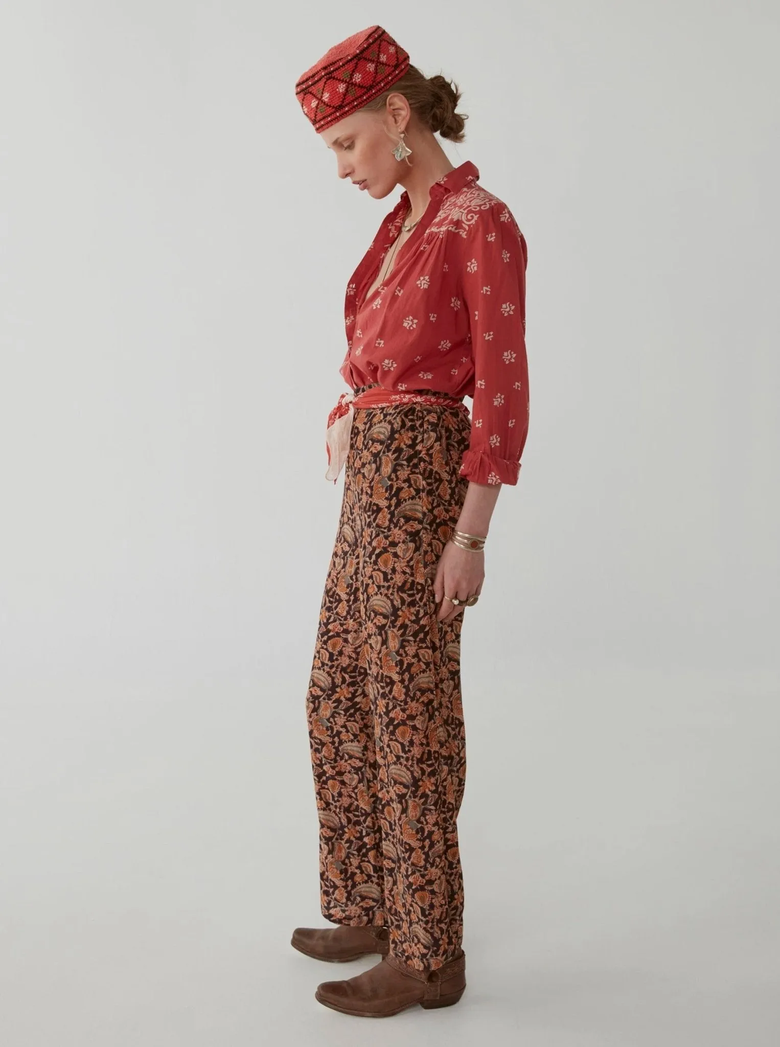 Ziggy Blouse - Ethnic Tomato