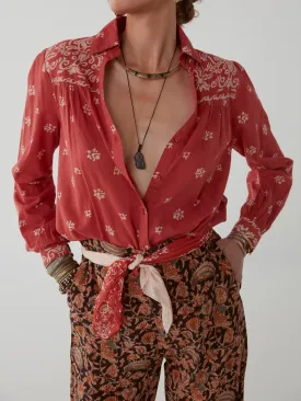 Ziggy Blouse - Ethnic Tomato