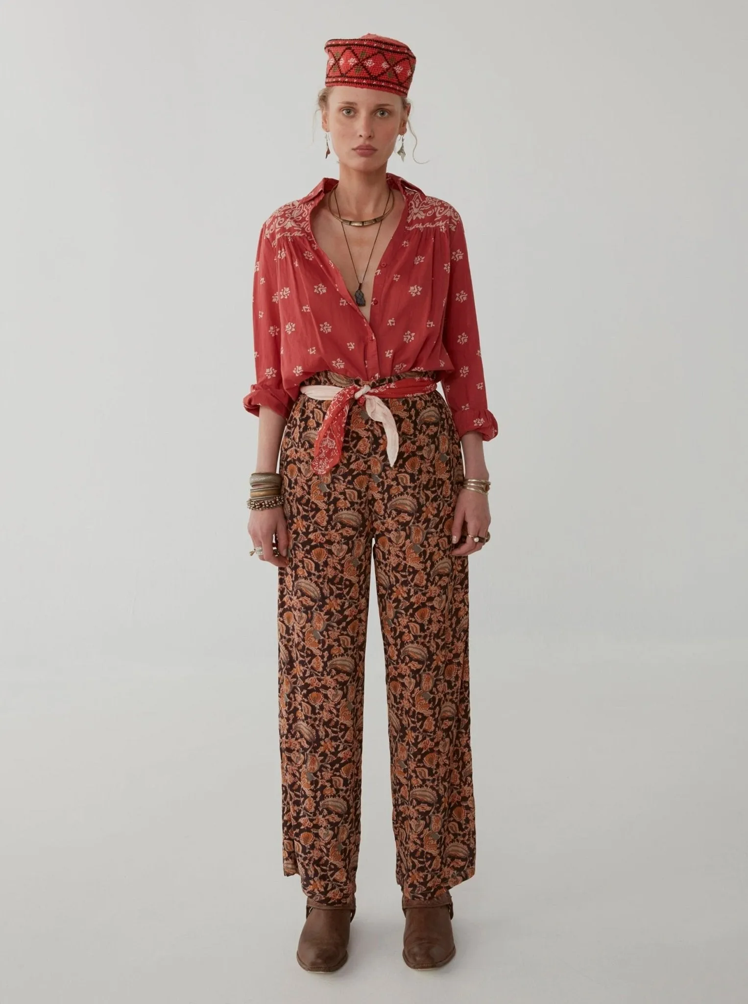 Ziggy Blouse - Ethnic Tomato